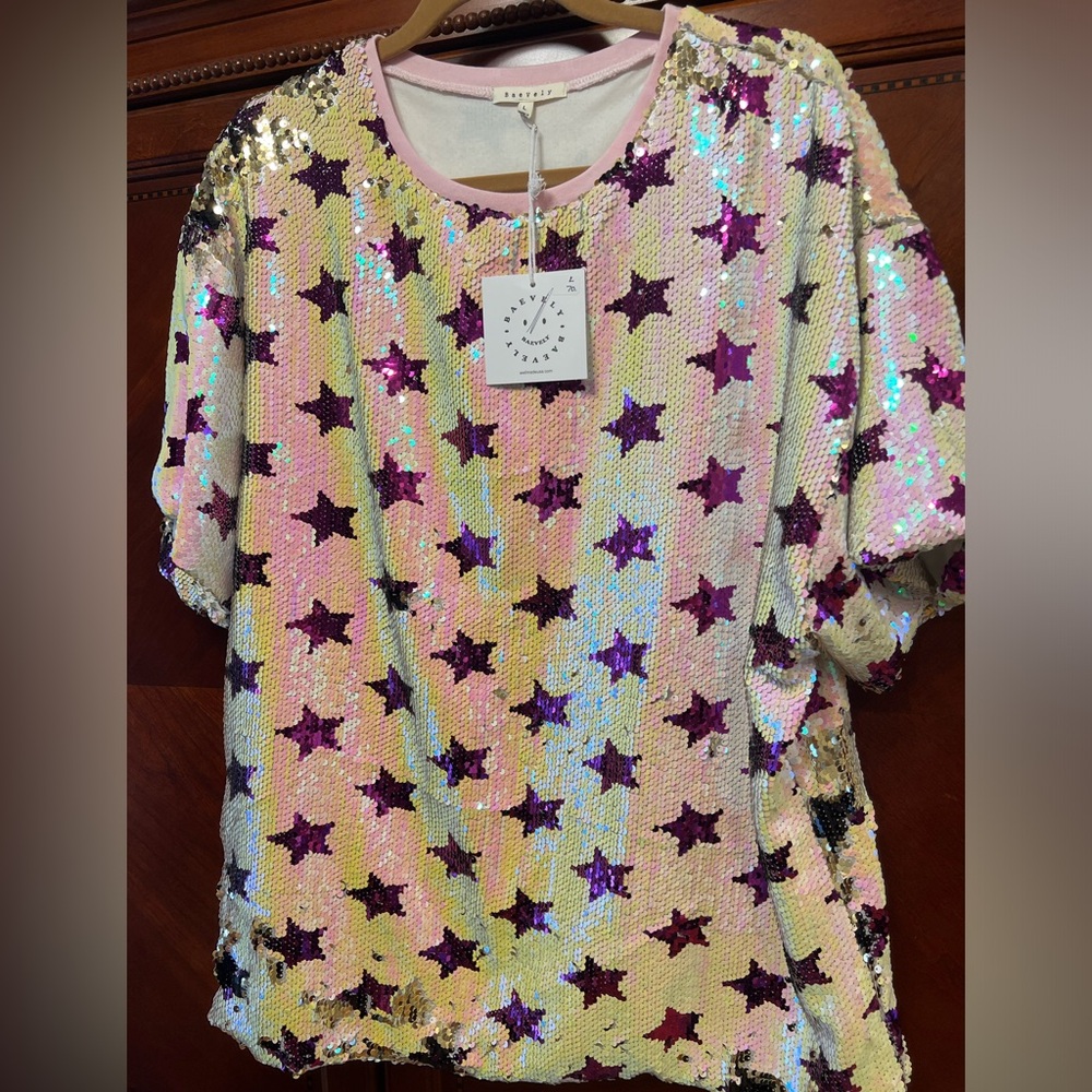 ⭐️Sequin Star Top